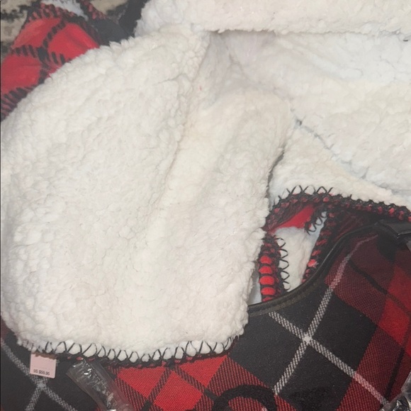 Victoria's Secret Plaid Tote & Blanket Set - Picture 3 of 4